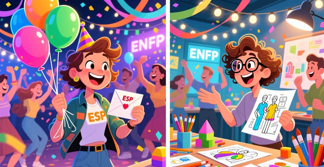 ESFP和ENFP性格有啥不同？一文看懂外向者两种活法