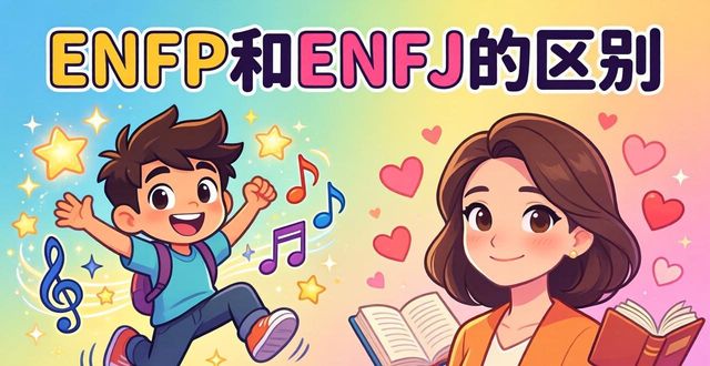enfp和enfj的区别 ENFP和ENFJ总弄混这篇帮你彻底分清楚