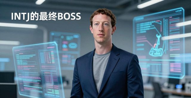 INTJ的“最终BOSS”马克·扎克伯格，凭什么又要统治AI了？
