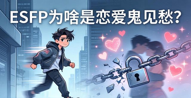 ESFP为啥是恋爱鬼见愁？4个扎心真相让你瞬间清醒