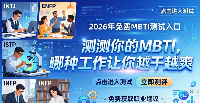测测你的MBTI，哪种工作让你越干越爽